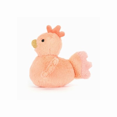 Jellycat Fluffy Chicken Australia | 149370TOY